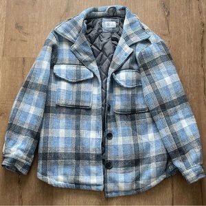 Blue Hurley Flannel Jacket